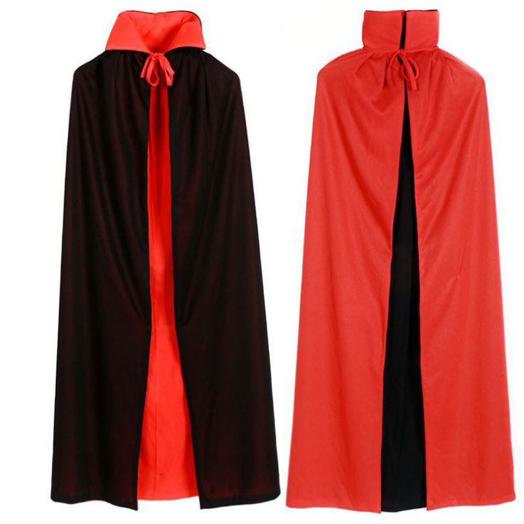 Áo choàng cosplay đen đỏ