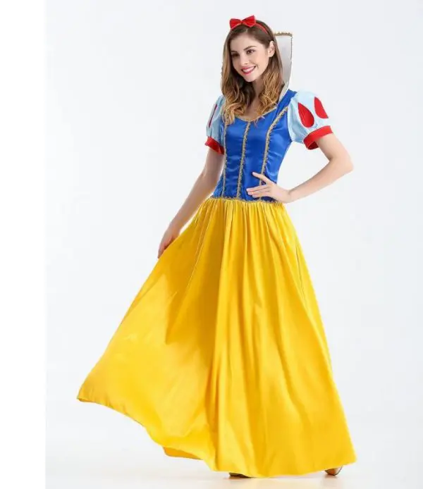 ANH THẬT Váy đầm hóa trang công chúa Bạch Tuyết cho bé gái E154 | Lazada.vn