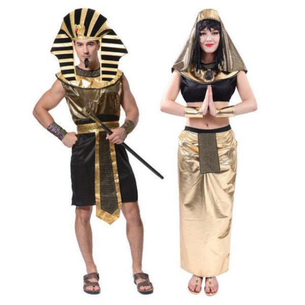 Trang phục Pharaoh Ai Cập Vàng đen