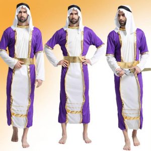 Trang Phục Cosplay Hoàng Tử Ả Rập màu tím