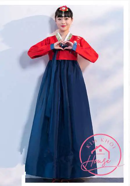 Lịch sử giá Hanbok Hàn Quốc thêu áo, váy 2 tầng giá rẻ cho học sinh sinh  viên. cập nhật 2/2024 - Mua Thông Minh