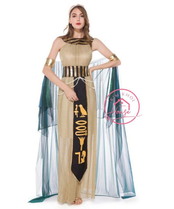 Trang phục Nữ Hoàng Ai Cập Vàng