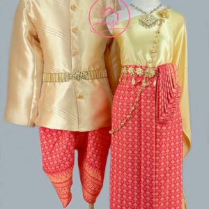 Trang phục Thái Lan Cặp Vàng Đỏ